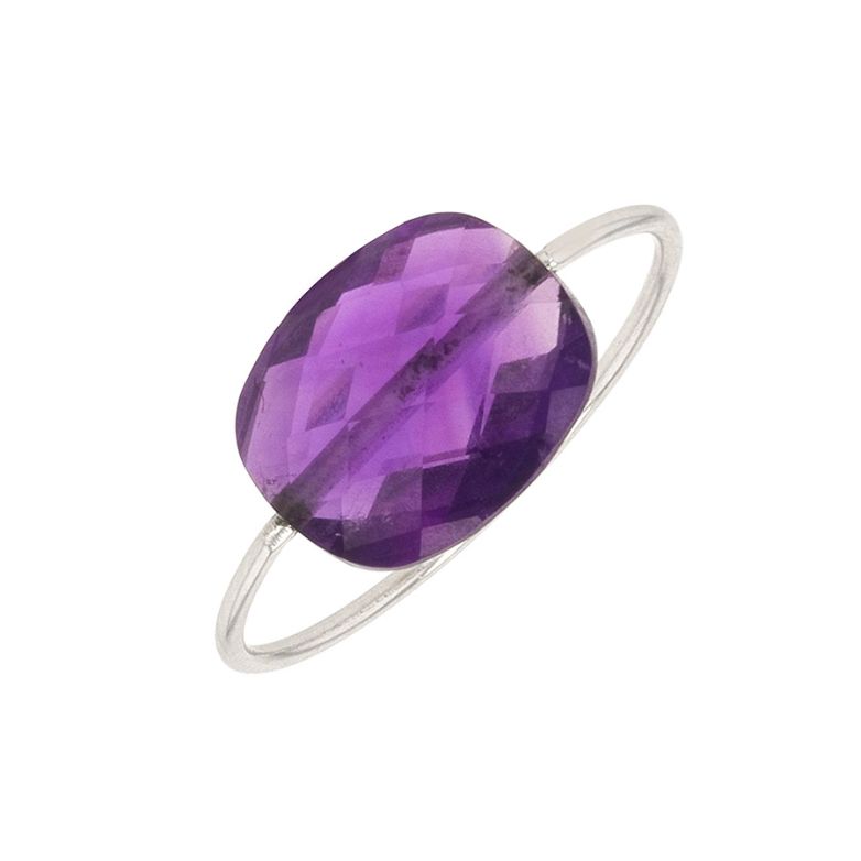 Bague MORGANE BELLO Friandise améthyste 5.80 carats or blanc 1.64g Comme neuf -  reconditionné disponible sur Gemme Les Bijoux